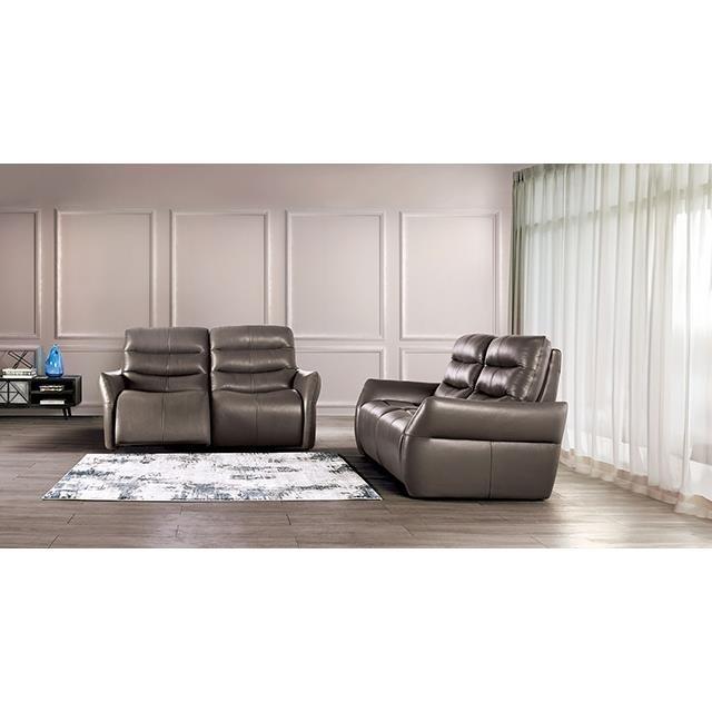 Large Picture of Furniture of America Granucci FM90007GY-LV-PM-PK Power Loveseat