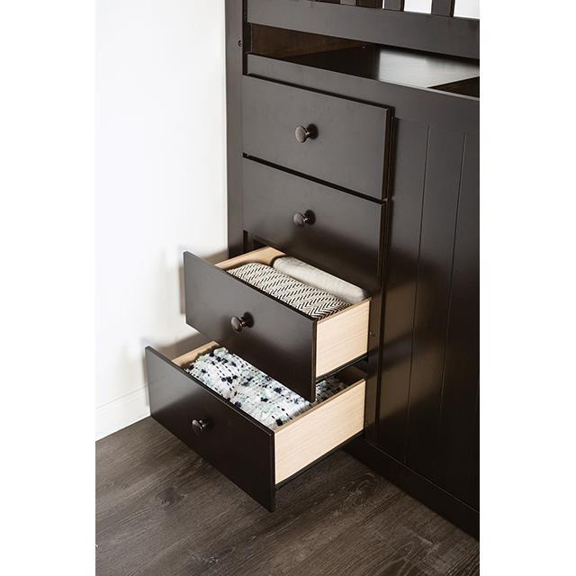 Large Picture of Furniture of America Ontario FM-BK102ES-T Twin/Twin Bunk Bed
