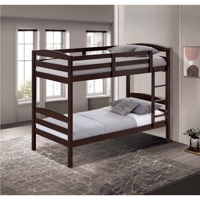 Furniture of America Finsbury FM-BK110ES-T Twin Twin Bunk Bed