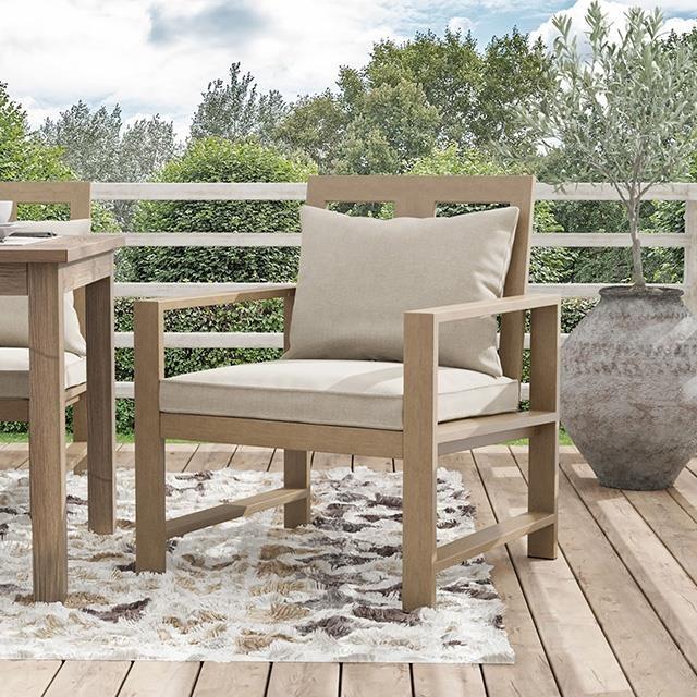 Furniture of America Bordeaux GM-2019-2PK Arm Chair