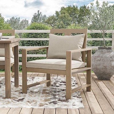 Furniture of America Bordeaux GM-2019-2PK Arm Chair