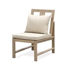 Furniture of America Bordeaux GM-2020-2PK Armless Chair