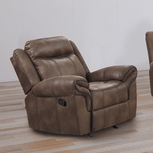 Furniture of America Agata NX6001BR-CH Glider Recliner