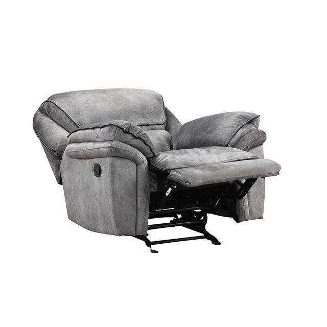 Large Picture of Furniture of America Themis NX6002GY-CH Manual Recliner