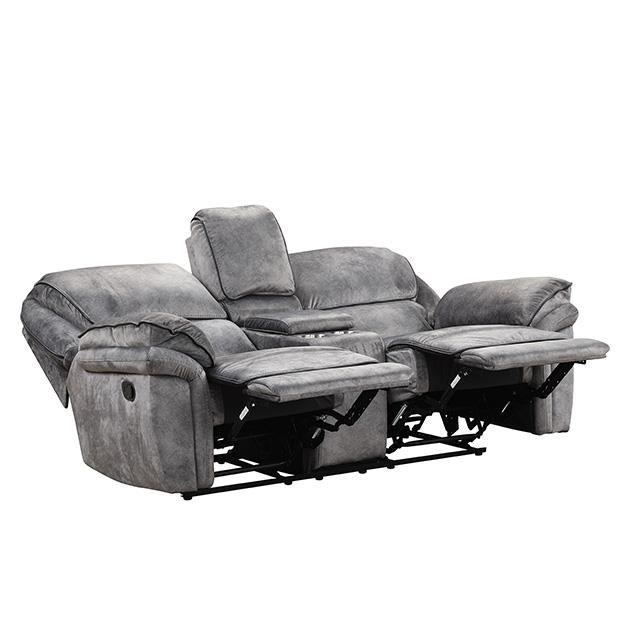 Large Picture of Furniture of America NX6002GY-LV Manual Loveseat