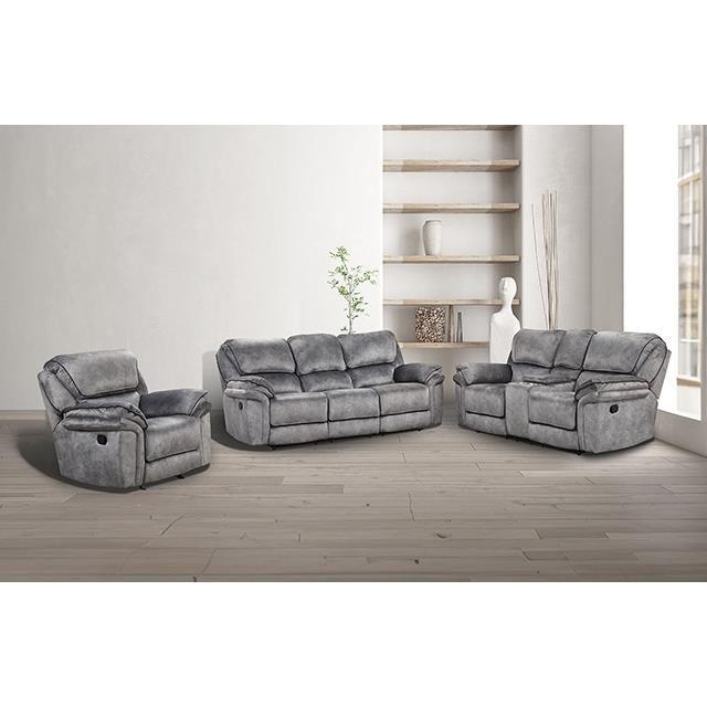 Large Picture of Furniture of America Themis NX6002GY-SF Manual Sofa