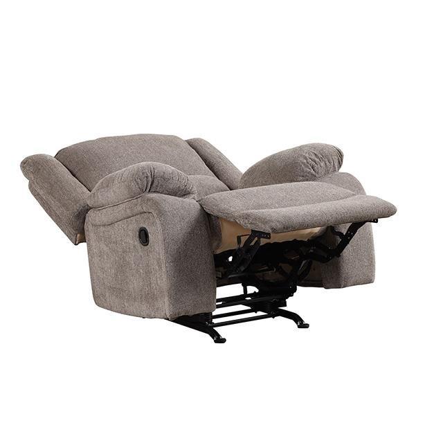 Large Picture of Furniture of America Cosimo NX6003GY-CH Manual Recliner