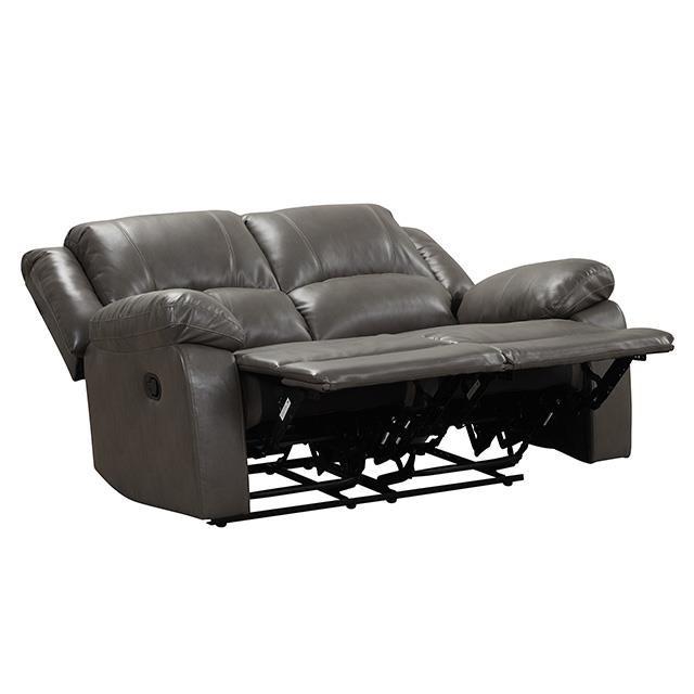 Large Picture of Furniture of America Letha NX6008GY-LV Manual Loveseat