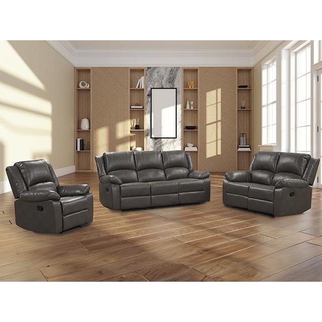 Large Picture of Furniture of America Letha NX6008GY-SF Manual Sofa
