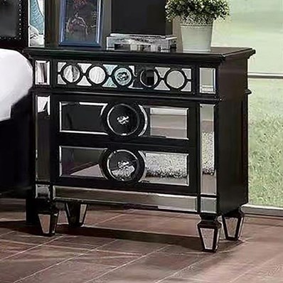 Furniture of America Theola NX7134BK-N Night Stand