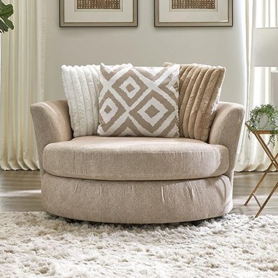 Furniture of America Loughlin SM5193-CH-SW Swivel Chair