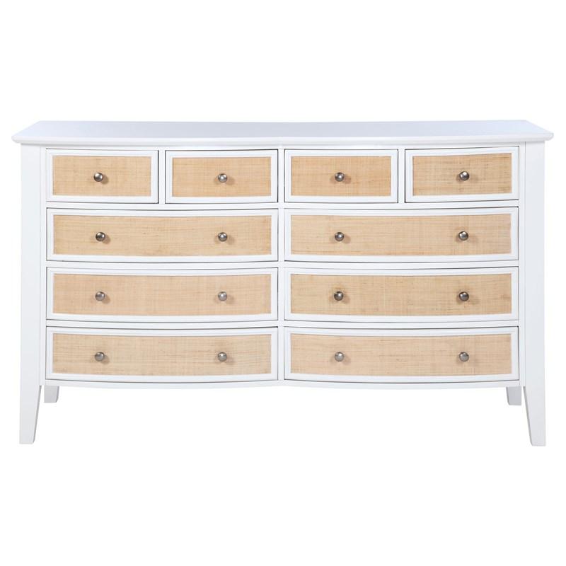 Large Picture of Coaster Furniture Bexhill 223473 10-Drawer Dresser Cabinet - White
