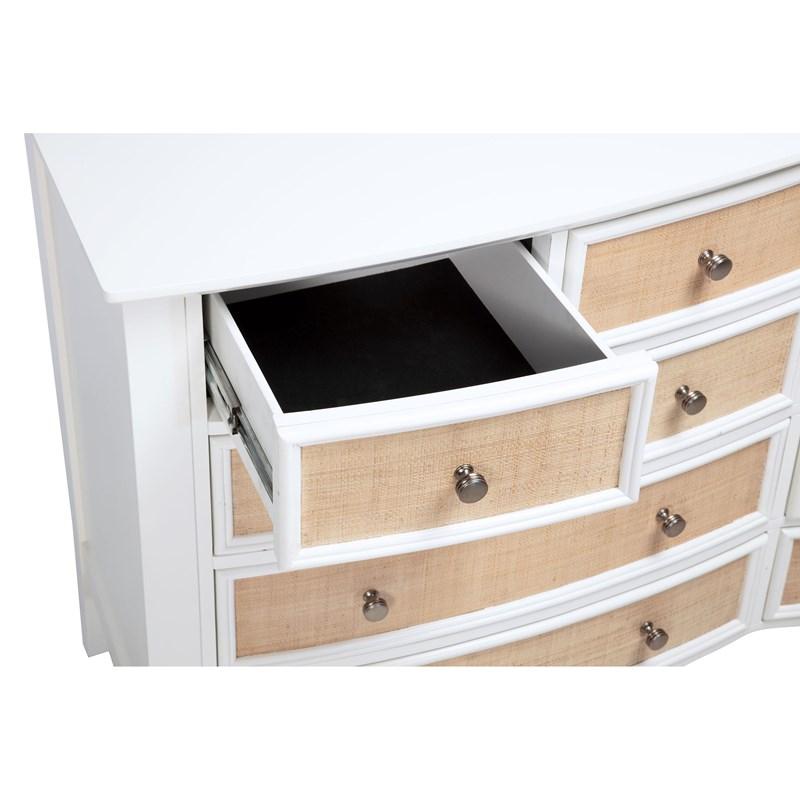 Large Picture of Coaster Furniture Bexhill 223473M 10-Drawer Dresser and Mirror - White