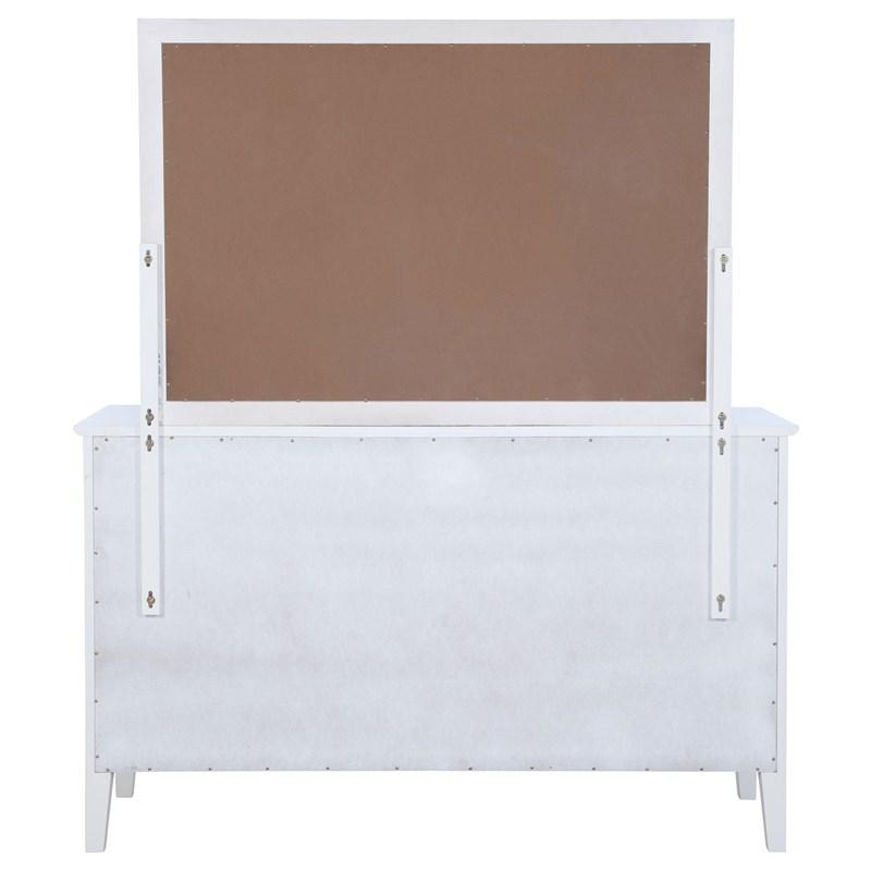 Large Picture of Coaster Furniture Bexhill 223473M 10-Drawer Dresser and Mirror - White