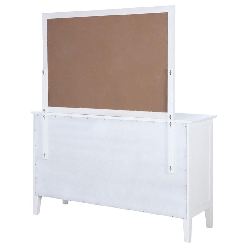 Large Picture of Coaster Furniture Bexhill 223473M 10-Drawer Dresser and Mirror - White