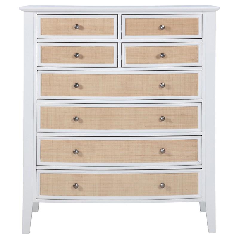 Large Picture of Coaster Furniture Bexhill 223475 8-Drawer Chest of Drawers - White