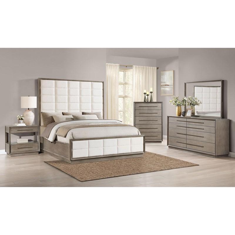 Large Picture of Coaster Furniture Durango 223272 2-Drawer Nightstand Bedside Table - Taupe Oak