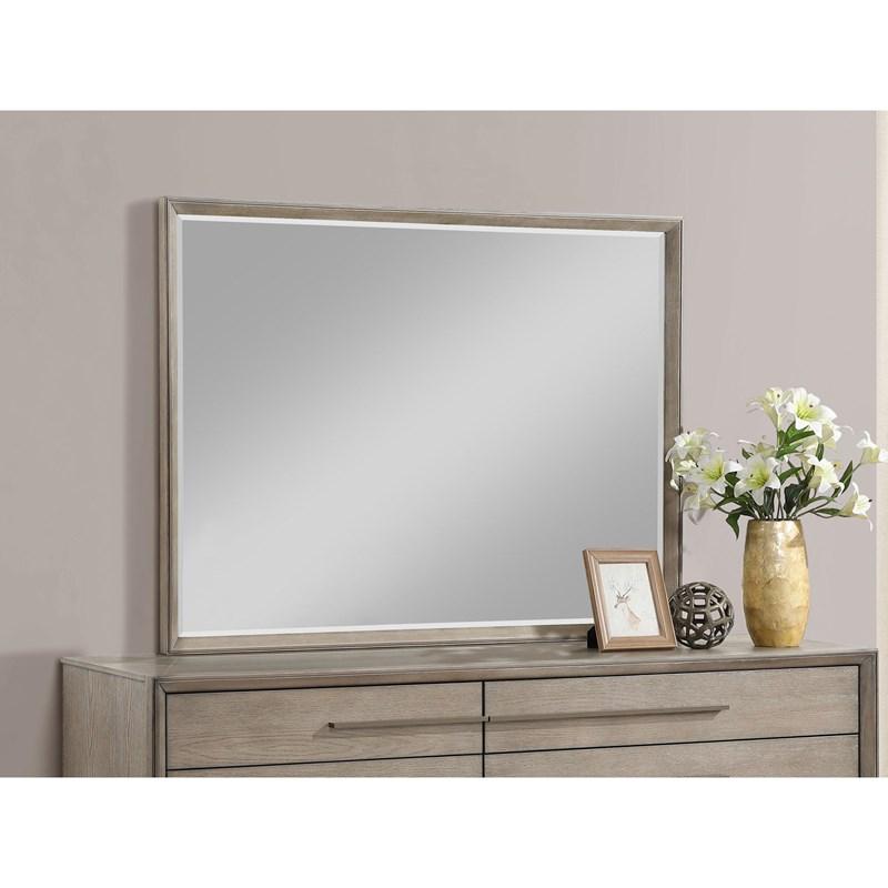 Large Picture of Coaster Furniture Durango 223274 Dresser Mirror - Taupe Oak