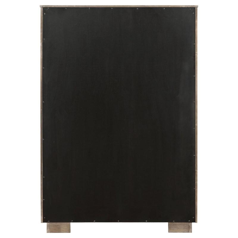 Large Picture of Coaster Furniture Durango 223275 5-Drawer Bedroom Chest - Taupe Oak