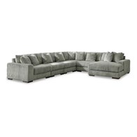 Signature Design by Ashley Lindyn 21105S19 6 pc Sectional with Chaise (Sectionals - Stationary)