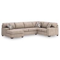 Benchcraft Newellen 48404S1 3 pc Sectional with Chaise (Sectionals - Stationary)
