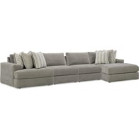 Signature Design by Ashley Avaliyah 58103S14 4 pc Sectional (Sectionals - Stationary)