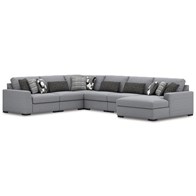 Benchcraft Bealton 61305S12 6 pc Sectional with Chaise (Sectionals - Stationary)