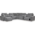 Signature Design by Ashley ModMax II 65906S20 7 pc Power Reclining Sectional with Chaise