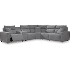 Signature Design by Ashley ModMax II 65906S36 6 pc Reclining Sectional with Console