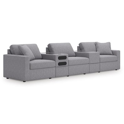 Signature Design by Ashley Modmax 92104S64 5 pc Sectional with Audio System