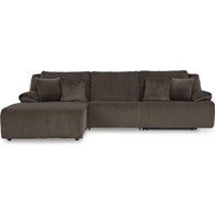 Signature Design by Ashley Top Tier 92705S7 3 pc Sectional Sofa Chaise (Sofas - Reclining)