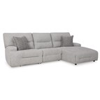 Signature Design by Ashley Acklen Place 93605S6 3 pc Power Reclining Sectional