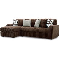 Signature Design by Ashley Midnight-Madness 98104S1 2 pc Sectional Sofa with Chaise (Sofas - Stationary)