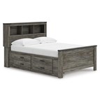 Signature Design by Ashley Frandern B4480B9 Full Bookcase Panel Bed with Storage