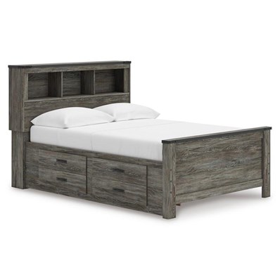 Signature Design by Ashley Frandern B4480B9 Full Bookcase Panel Bed with Storage