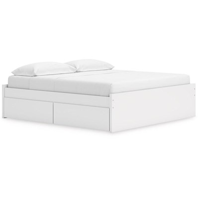 Signature Design by Ashley Onita EB9630B18 King Platform Bed with 2 Side Storage