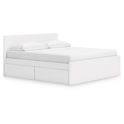 Signature Design by Ashley Onita EB9630B20 King Panel Platform Bed with Storage
