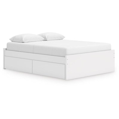 Signature Design by Ashley Onita EB9630B22 Queen Platform Bed with 1 Side Storage