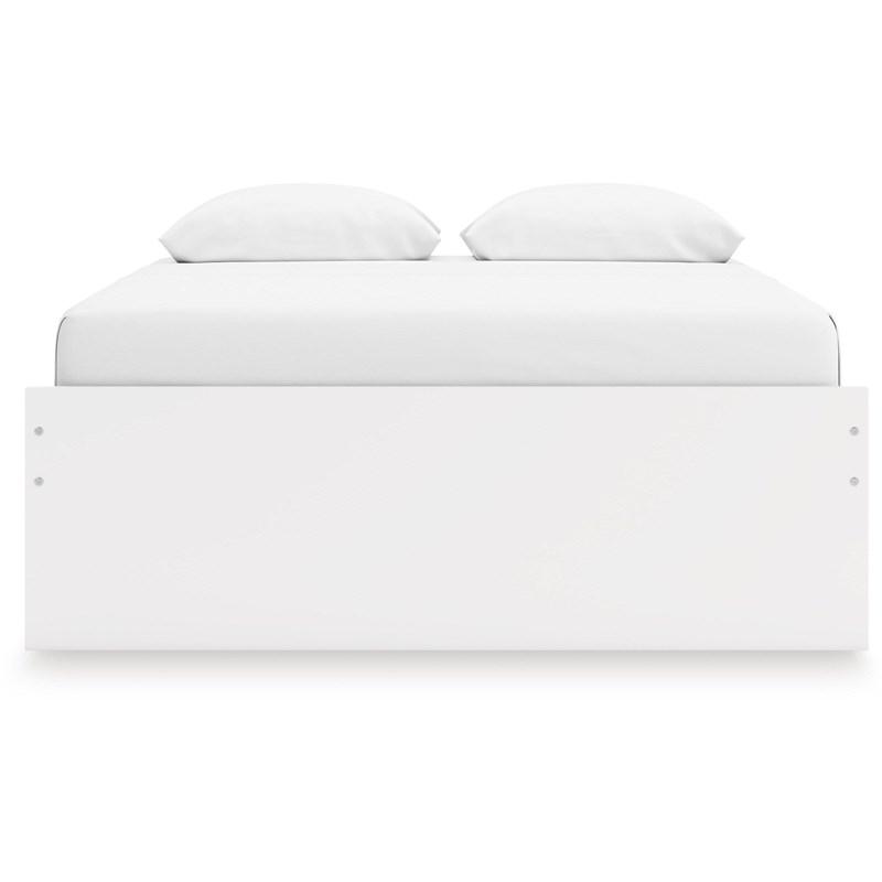 Large Picture of Signature Design by Ashley Onita EB9630B22 Queen Platform Bed with 1 Side Storage