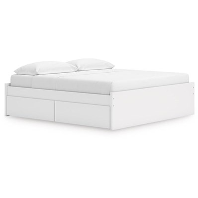 Signature Design by Ashley Onita EB9630B23 King Platform Bed with 1 Side Storage