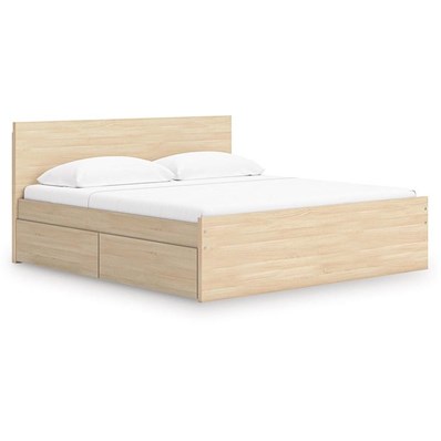 Signature Design by Ashley Onita EB9632B18 Queen Panel Platform Bed with 2 Side Storage