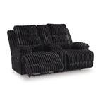 Signature Design by Ashley Rhine Falls PC4280596 Double Reclining Power Loveseat with Console