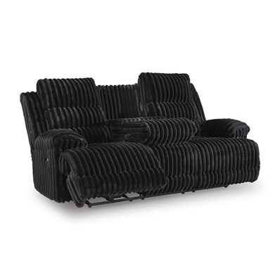 Signature Design by Ashley Rhine Falls PC4280599 Reclining Power Sofa with Drop Down Table