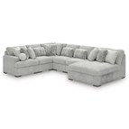 Signature Design by Ashley Cuddle Plush PC59106S3 6 pc Sectional with Chaise