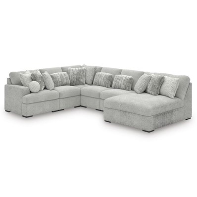 Signature Design by Ashley Cuddle Plush PC59106S3 6 pc Sectional with Chaise