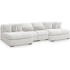 Signature Design by Ashley Cuddle Plush PC59106S4 4 pc Sectional with Chaise