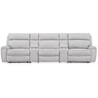Signature Design by Ashley Social Pointe PC98802S14 5 pc Power Reclining Sectional