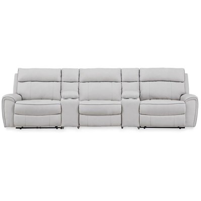 Signature Design by Ashley Social Pointe PC98802S14 5 pc Power Reclining Sectional