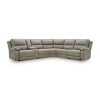 Signature Design by Ashley Narwhal Place PC99201S36 6 pc Reclining Sectional with Storage Console