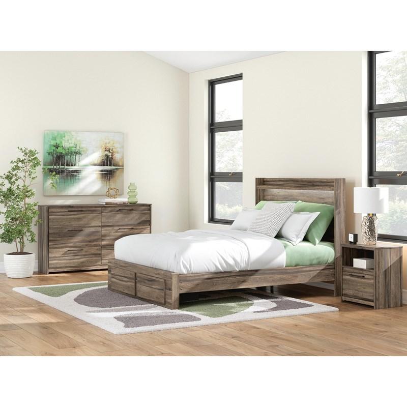 Large Picture of Signature Design by Ashley Elbrim PCB2005B4 Queen Panel Storage Bed